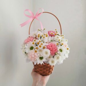 Цветочная корзинка «Нежность»